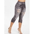 thumbnail image 2 of Jeggings Talla Extra Estampado Bandera Americana 3D Rosegal Leggings de talla grande, 2 of 5