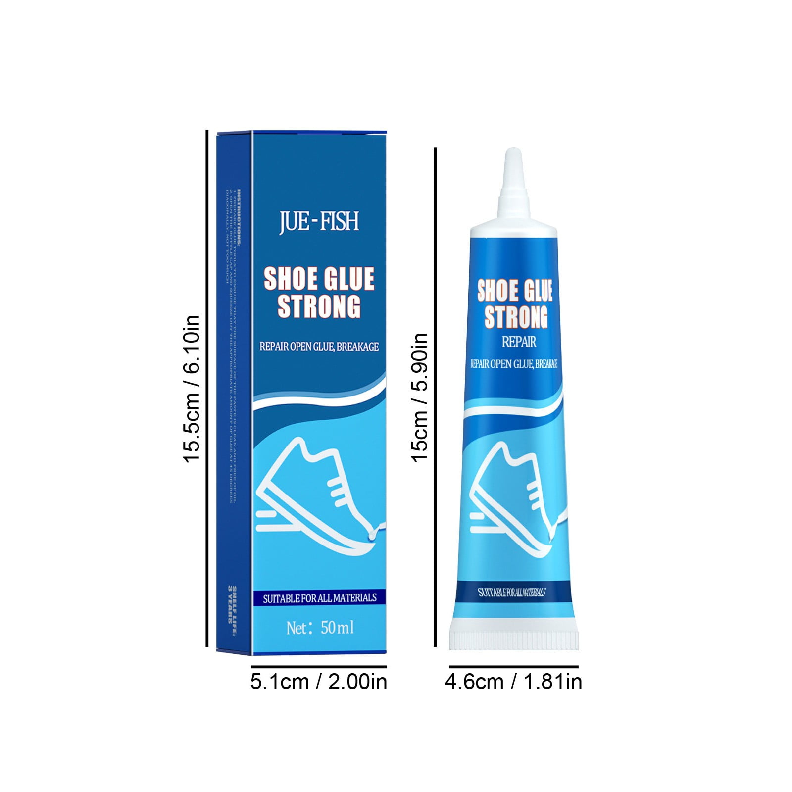  Shoe Glue Sole Repair Adhesive, Evatage Waterproof Shoe Repair  Glue Kit with Shoe Fix Glue for Sneakers Boots Leather Handbags Fix Soles  Heels Repair : Clothing, Shoes & Jewelry