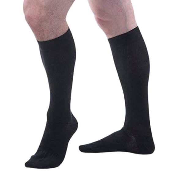 Allegro Unisex 15-20 mmHg Essential 107 Cotton Compression Support Sock, Comfortable Support Garments