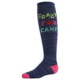 thumbnail image 2 of MeMoi Crazy for Camp Knee High Socks 2-Pack - Girls - Female, 9-11, Assorted, 2 of 5