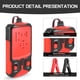 thumbnail image 3 of Cableado de la bater铆a,Probador de rel茅s automotrices Probadores de bater铆as de autom贸viles de 12 V Probador de rel茅s con l谩mpara LED y clips Analizador de rel茅s electr贸nicos Analizador Herramienta d, 3 of 6