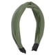 thumbnail image 1 of Diadema de Satén Anudado Unique Bargains Verde 1.2 Pulgadas Ancho, 1 of 7