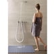thumbnail image 5 of ¡Oferta de liquidación de alfombrillas Wdminyy! Alfombrilla de ducha cuadrada extragrande antideslizante para baño de ancianos y niños con orificios de drenaje y ventosas fuertes. Lavable a máquina., 5 of 8
