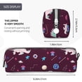 thumbnail image 3 of Honeii Space Dinosaur Pattern Pencil Case, Pencil Pouch, Pencil Case Small, Pencil Pouch Aesthetic, PVC Pencil Pouch, Pencil Bag, Makeup Pouch, 3 of 7