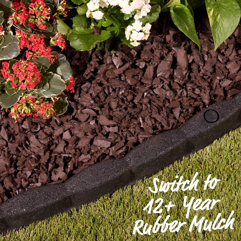 GroundSmart® 12+ Year Brown Rubber Mulch Nugget, 0.8 Cu ft
