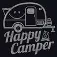 thumbnail image 3 of Tee Hunt Happy Camper T-Shirt RV Tourism Camping Summer Nature Travel Mens Shirt, Black, XX-Large, 3 of 5