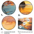 thumbnail image 3 of Designart "Morning Reflections in Canada II" Landscapes Metal Wall Décor Set, 3 of 5