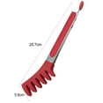 thumbnail image 6 of Uehgn Steak Tong Comb-shaped Collet Heat-resistant Anti-slip Clamping Bread Food Serving Clamp BBQ Tongs Kitchen Gadget, 6 of 7