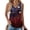 Blue, variant on American Flag Tank Womens Tank Patriotic Womens 4th Of July Patriotic V-Neck Shirts Sleeveless Independence Day Print Gym Fashion Tank Tee White L