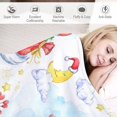 thumbnail image 3 of Merry Christmas Blanket Fleece Cozy Warm Pink Cute Reindeer Bling Lightweight Throw Blanket for Couch Sofa Bed for Adults Kids Boys Teens Gift 50"x60", 3 of 6