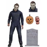 OUTOP Neca Halloween Ultimate Michael Myers 7" Action Figure 2018 Movie 1:12 Toy Movable Model Beautiful Pumpkin Lanterns Room Ornament