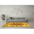 thumbnail image 3 of Ahgly Company Indoor Rectangle Abstract Yellow Modern Area Rugs, 7' x 10', 3 of 4