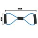 thumbnail image 1 of Pull Rope Band Chest Expander - Multifunction With Handle 8 Word Elastic Home Exercise Resistance Tube Bands For Home Gym Exercise Muscle Training Tub, 1 of 4
