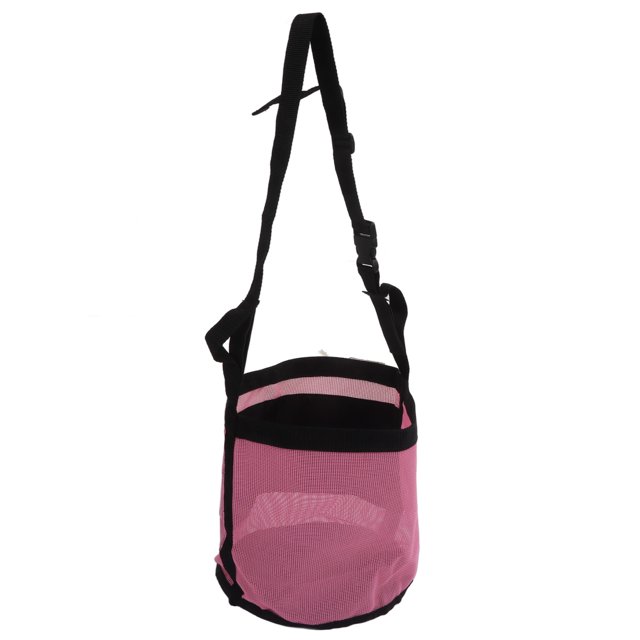 Bolsa de alimentación de malla, Bolsa de alimentación para caballos Bolsa para nariz de caballo para derrames Bolsa de malla para caballos Artesanía excepcional Jadeshay A