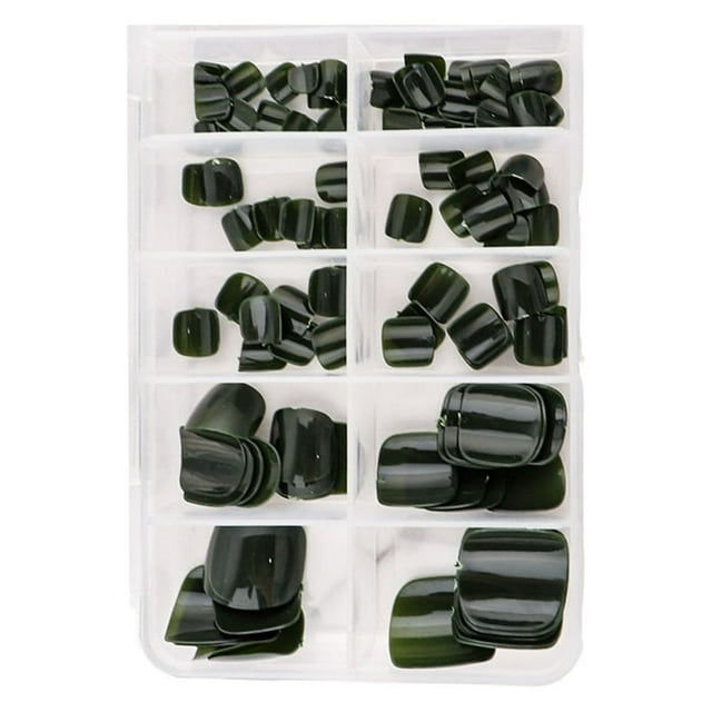 120Pcs/Box Multicolored Short Press-on Toenails Solid Color Gel Fake Toenails Full Cover Wearable False Toenail Manicure Accessor