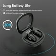 thumbnail image 6 of Kchsji In Ear Surround Sound Low Latency High Battery Fast Second Connection Type-C Fast Charging Bluetooth 53 Noise Cancelling Bluetooth Headphones for Gym, Travel, Daily Use, 6 of 6