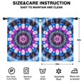 thumbnail image 2 of Blackout Kids Curtains,Colorful Tie Dye Mandala Pattern Childrens Insulated Curtains Set Of 2,Bedroom Essentials,Toddler Room Decor 42"x54", 2 of 5