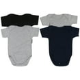 thumbnail image 7 of ToBeInStyle Babys' 4 Pack Short Sleeve Bodysuit Onesies - Basic - 0-3 Months, 7 of 7