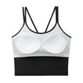 thumbnail image 4 of Xixinqiwan No Boundaries Summer Tank Top for Women,Women's Camisole with Built in Bras Spaghetti Straps Lightweight Breathable Sleeveless Tank Top Casual Wear, 4 of 4