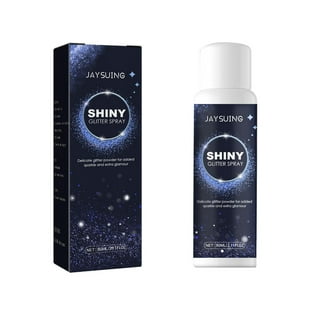 Elaimei Shiny Glitter Spray Long Lasting, Glitter Powder Spray for Hair  Body Skin and Clothes,Waterproof & Skin Friendly