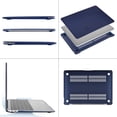 thumbnail image 3 of Mosiso New MacBook Air 13 Inch Case A2337 M1 A2179 A1932 2020 2019 2018 Release, Hard Case Shell Cover with Keyboard Cover for Apple MacBook Air 13'' Retina with Touch ID, Navy Blue, 3 of 6