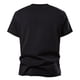 thumbnail image 4 of Playera Elvqul para Hombre Manga Corta de Color Sólido Negro Casual Cuello Redondo, 4 of 4