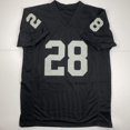 thumbnail image 4 of Autographed/Signed Josh Jacobs Las Vegas Oakland Black Football Jersey Beckett BAS COA, 4 of 4