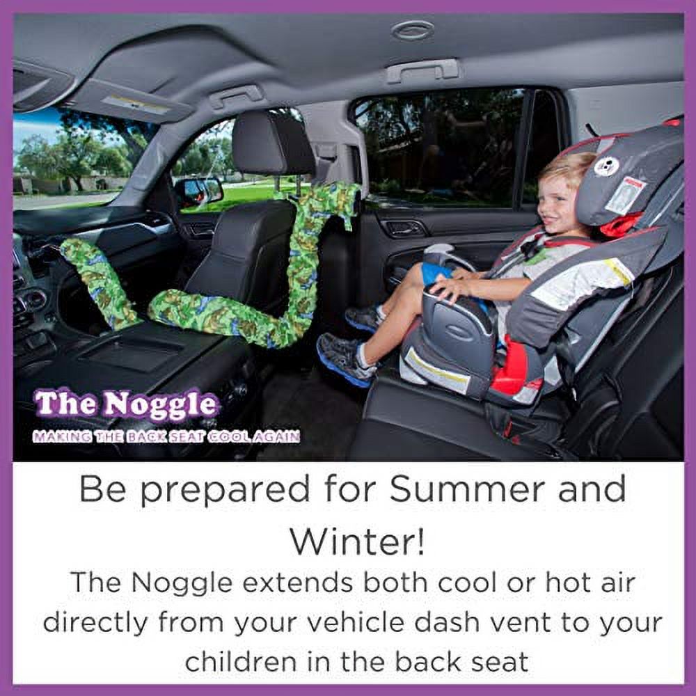 Noggle Extend Your Air Conditioning or Heat to Your Kids Instantly (8 Feet,  Black Ice)