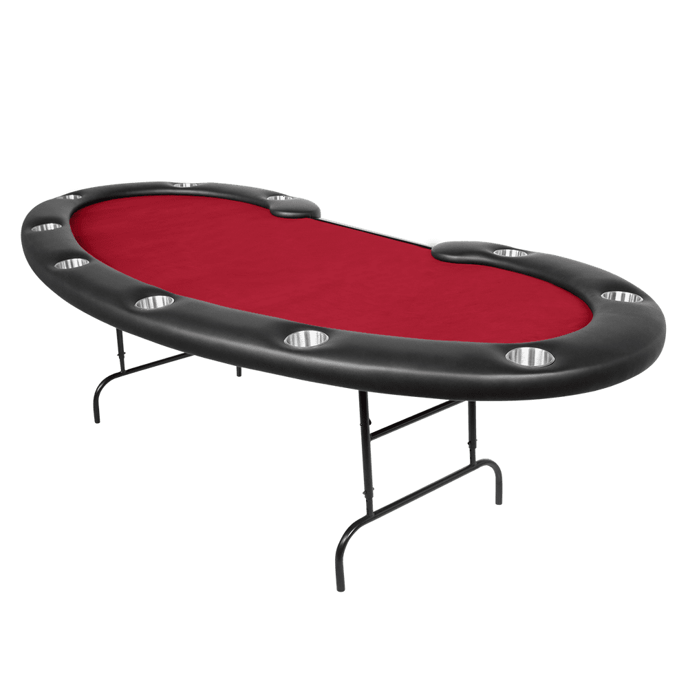 Prestige Poker TableRed Velveteen