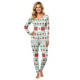 thumbnail image 3 of Family Matching Christmas Pajamas Set, Christmas Printed Long Sleeve Sleepwear, Soft Cozy Holiday PJs for for Family Members of All Ages Perfect for Christmas Photos & Holiday Celebrations, 3 of 6