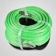 thumbnail image 4 of VEVOR Green Synthetic Winch Line 5/16 Inch X100FT Synthetic Winch Rope 12000 LBS Tow Rope for Car with Sheath (100ft), 4 of 9