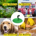 thumbnail image 4 of Graflsoa Expandable 150FT Garden Hose with 7 Spray Patterns, Lightweight Car Wash & Watering Tool, Durable ABS Material, Green/Blue Options, 4 of 6
