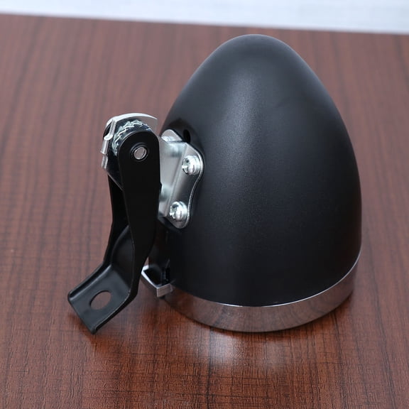 FESTFENDS 1 Set Retro Bicycle Lights Black Plastic Square Waterproof for Evening Cycling