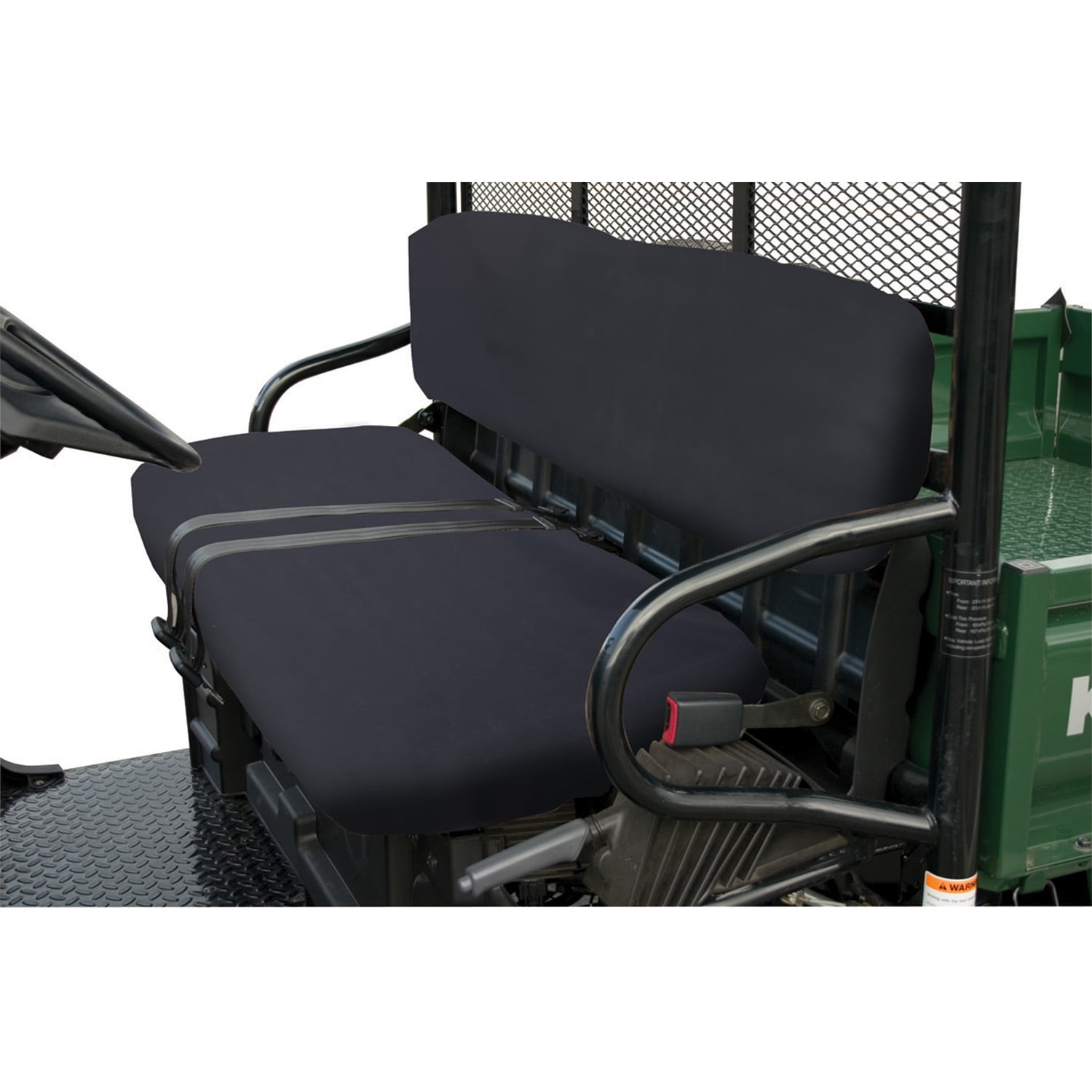 Classic Accessories QuadGear UTV Bench Seat Cover, Fits Polaris Ranger '02 - '08 models, Black