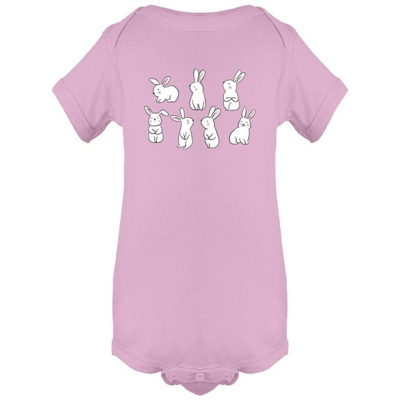 Cute Rabbit Set Bodysuit Infant -Image by Shutterstock,  24 Months