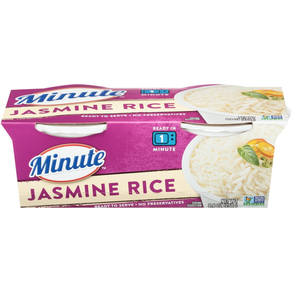 Minute Ready to Serve Jasmine Rice, 4.4 Oz, 2 Count