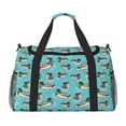 thumbnail image 1 of Fotbe Mallard Ducks Swimming In The Lake Bolsa de Viaje con Estampado, Bolsa de Fin de Semana para Mujer con Compartimento para Zapatos, Bolsa de Gimnasio con Bolsillo Húmedo, 1 of 7