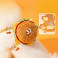 thumbnail image 4 of Pet Backpack Traction Rope Cat Vest Dog Chest Strap Going Out for A Walk Dog Rope Cartoon Hamburger Backpack Dog Traction Rope (Big Eye Burger,L), 4 of 6