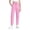Pink, variant on Stralyhd Women Workout Sweatpants Fleece Lined Cotton Jogger Splicing Winter Lounge Sweat Pants with Pocket Red M