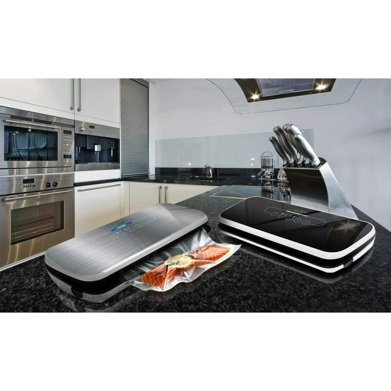 NutriChef PKVS15BK - Compact Food Vacuum Sealer - Electric Air
