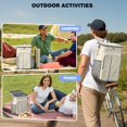 thumbnail image 3 of Golden Celestial Cooler Backpack - 20L Insulated Leakproof Camping Backpack with Gothic Star Design, 3 of 6