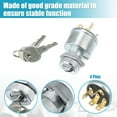 thumbnail image 5 of 1 Set Ignition Switch with Keys Replacement for EZGO GAS and Electric TXT for Medalist 1981-UP, 5 of 6