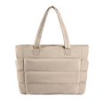 thumbnail image 1 of Bolso de hombro acolchado para mujer, bolso de mano impermeable con múltiples bolsillos, bolso para portátil, para el trabajo, el gimnasio, 1 of 8