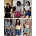 thumbnail image 6 of Ekouaer Pajama Shorts for Women Cute Comfy Sleep Shorts Soft Casual Elastic Waist Pj Short with Pockets, 6 of 7