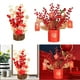 thumbnail image 1 of Adorno de flores artificiales BLESIY en maceta Cesta China 2 uds, 1 of 8