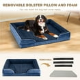 thumbnail image 4 of PayUSD Dog Bed for Large Medium Small Dogs Orthopedic Waterproof Dog Sofa Bed Non Slip Pet Couch with Removable Washable Cover Supportive Foam M to XXL, 4 of 9