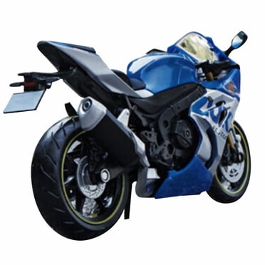 1:12 Scale for Suzuki GSX-R1000 Motorcycle Replica, Sturdy Alloy Chassis with Streamlined Plastic Body