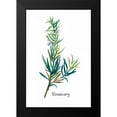 thumbnail image 2 of Jensen, Asia 17x24 Black Modern Framed Museum Art Print Titled - Rosemary I, 2 of 5