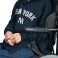 thumbnail image 5 of Men's G-III Sports by Carl Banks Navy New York Yankees Adaptive Lockup Fleece Hoodie, 5 of 7