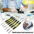 thumbnail image 1 of Generic 6pcs Metal Crowbar Set Double-Ended Carbon Steel Pry Bar Kit Non-Slip, 1 of 8